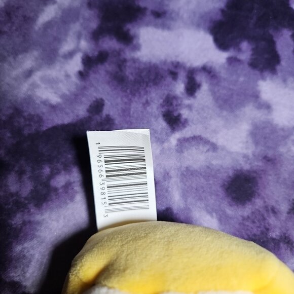 Squishmallows Leigh 3” Clip On Keychain Yellow Frog Tadpole NEW WITH TAGS - Picture 4 of 4